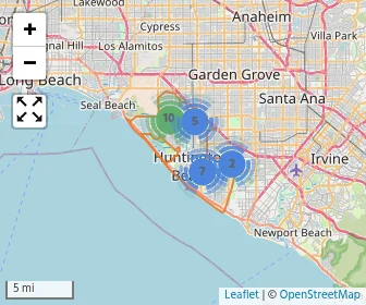 Area schools map